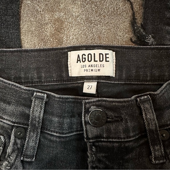 AGOLDE denim size 27 Sophie Mid Rise Skinny Crop - Temple skinny jean - Picture 7 of 14